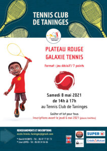 Compétition Galaxie Tennis plateau rouge Taninges